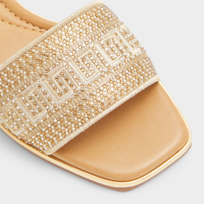 Oceania in Gold 13747178 - Slide sandal | Aldo Featured