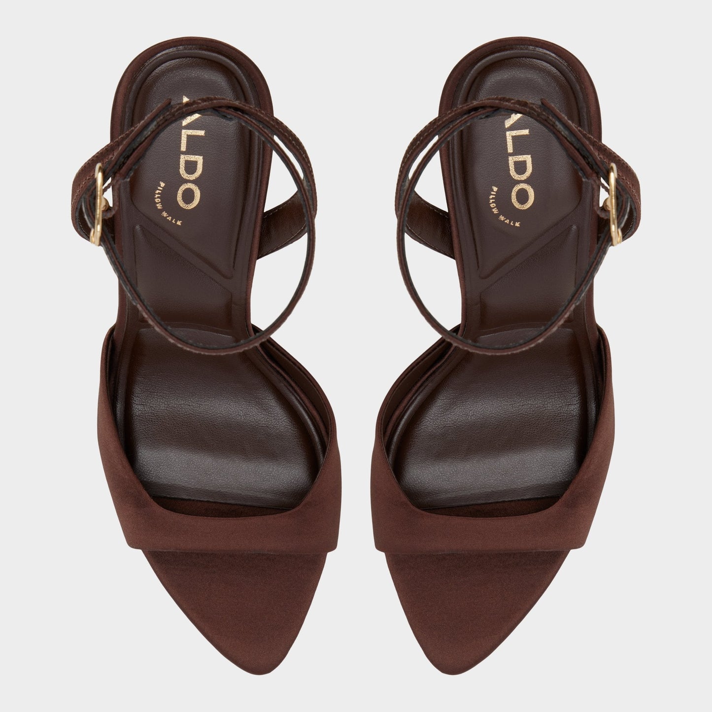 Forevermore in Dark Brown 14154135 - Strappy heeled sandal, Stiletto heel | Aldo Popular