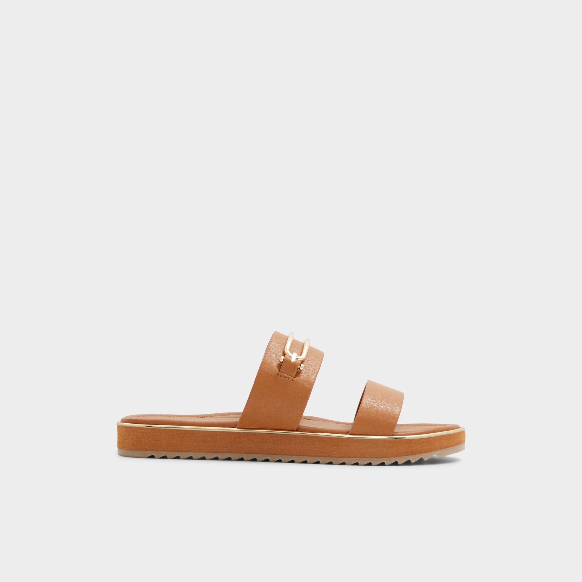 Lagoon Other Brown Women's Flats - Strappy flat sandal, Footbed sandal | Aldo Trending