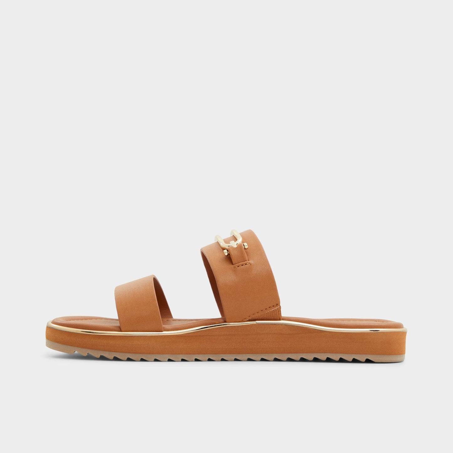 Lagoon Other Brown Women's Flats - Strappy flat sandal, Footbed sandal | Aldo Trending