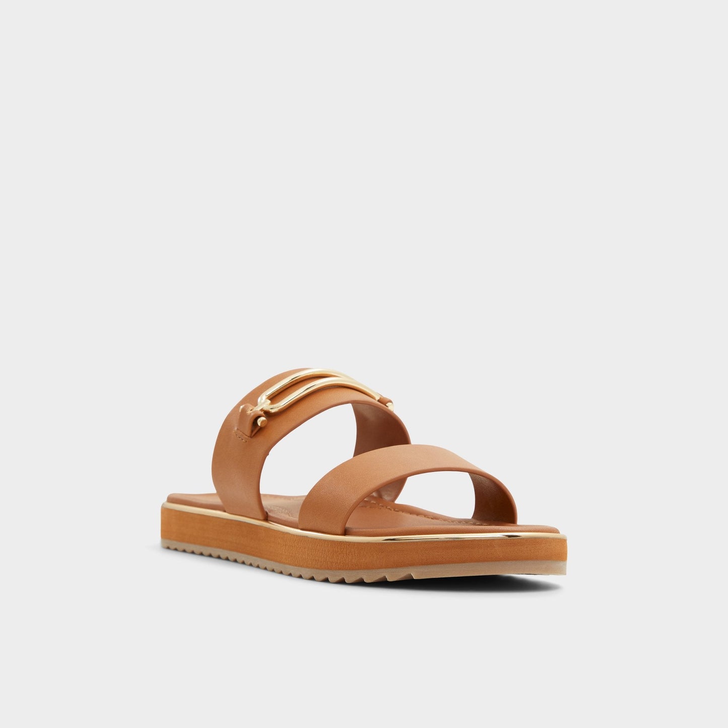 Lagoon Other Brown Women's Flats - Strappy flat sandal, Footbed sandal | Aldo Trending