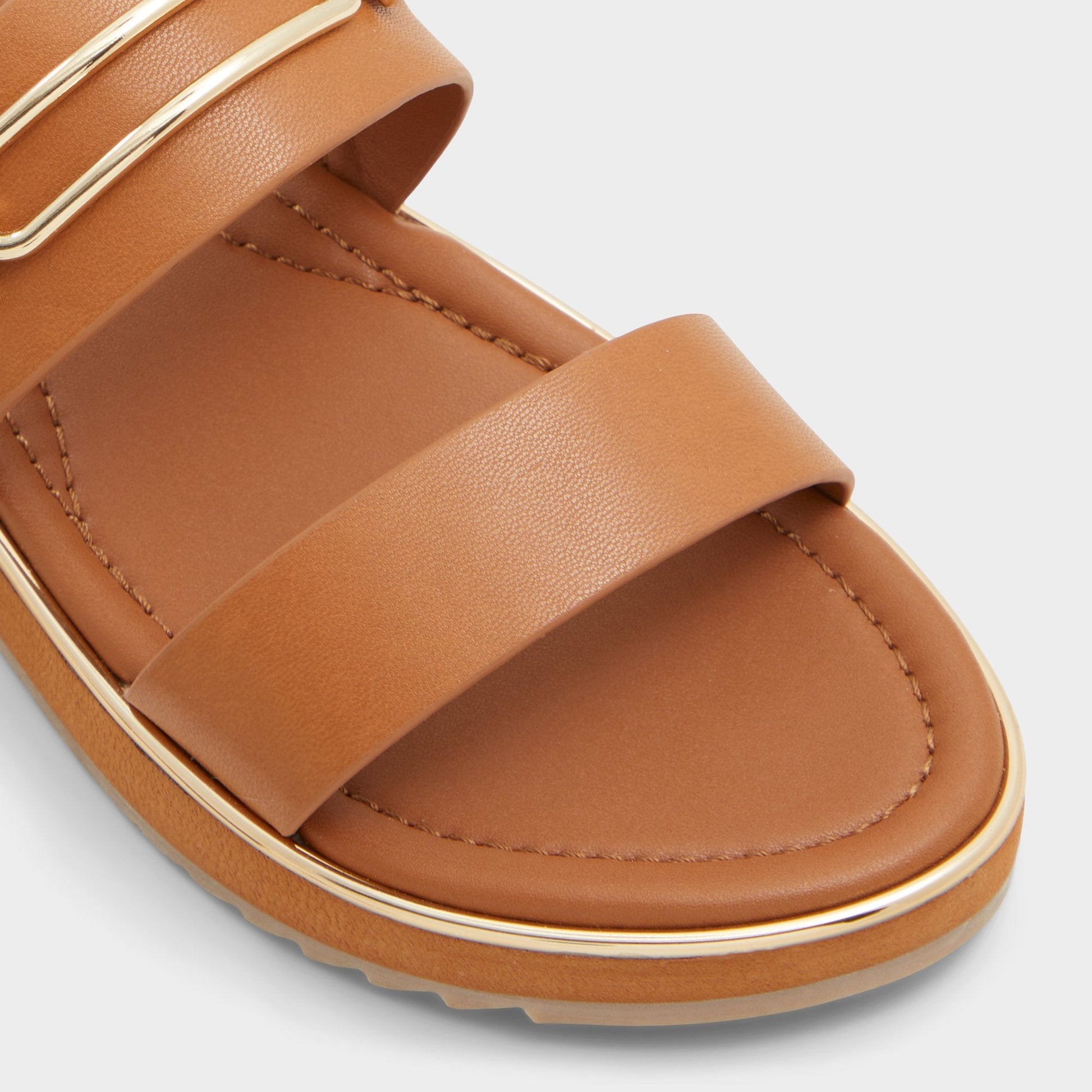 Lagoon Other Brown Women's Flats - Strappy flat sandal, Footbed sandal | Aldo Trending