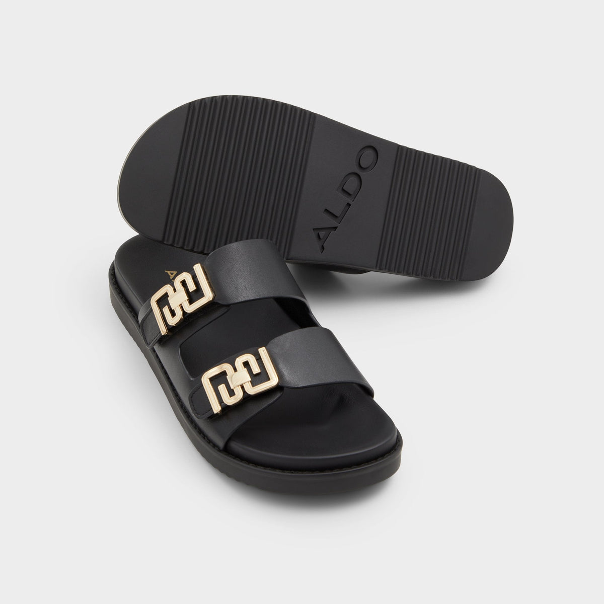 Alessie Black Women's Footbed sandals - Footbed sandal, Footbed sandal | Aldo Featured