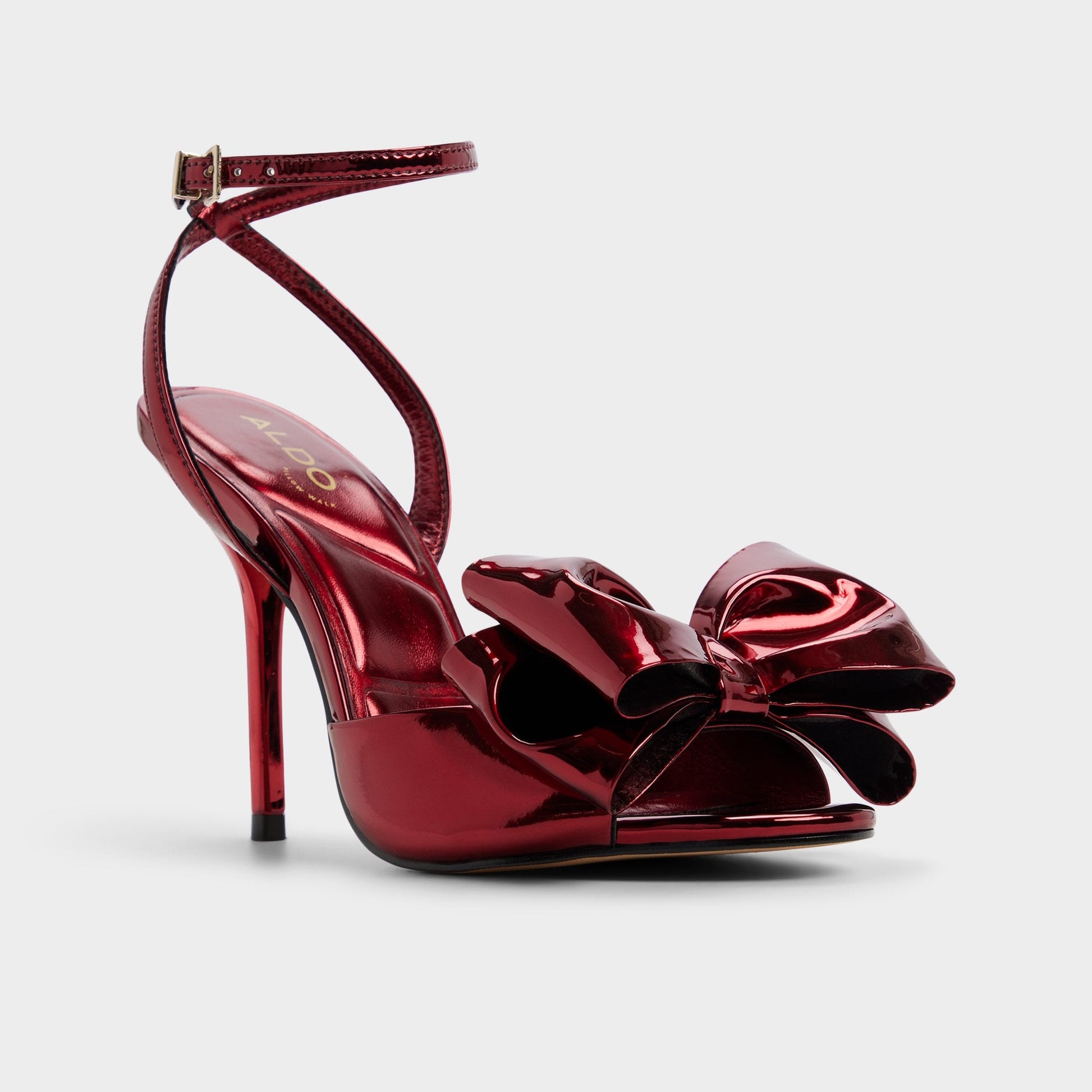 Tinsletta in Medium Red - Heeled sandal, Stiletto heel | Aldo Trending