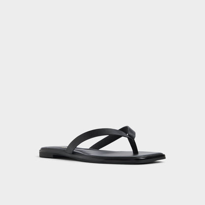 Theao Black Women's Flats - Flip flop | Aldo Best Seller