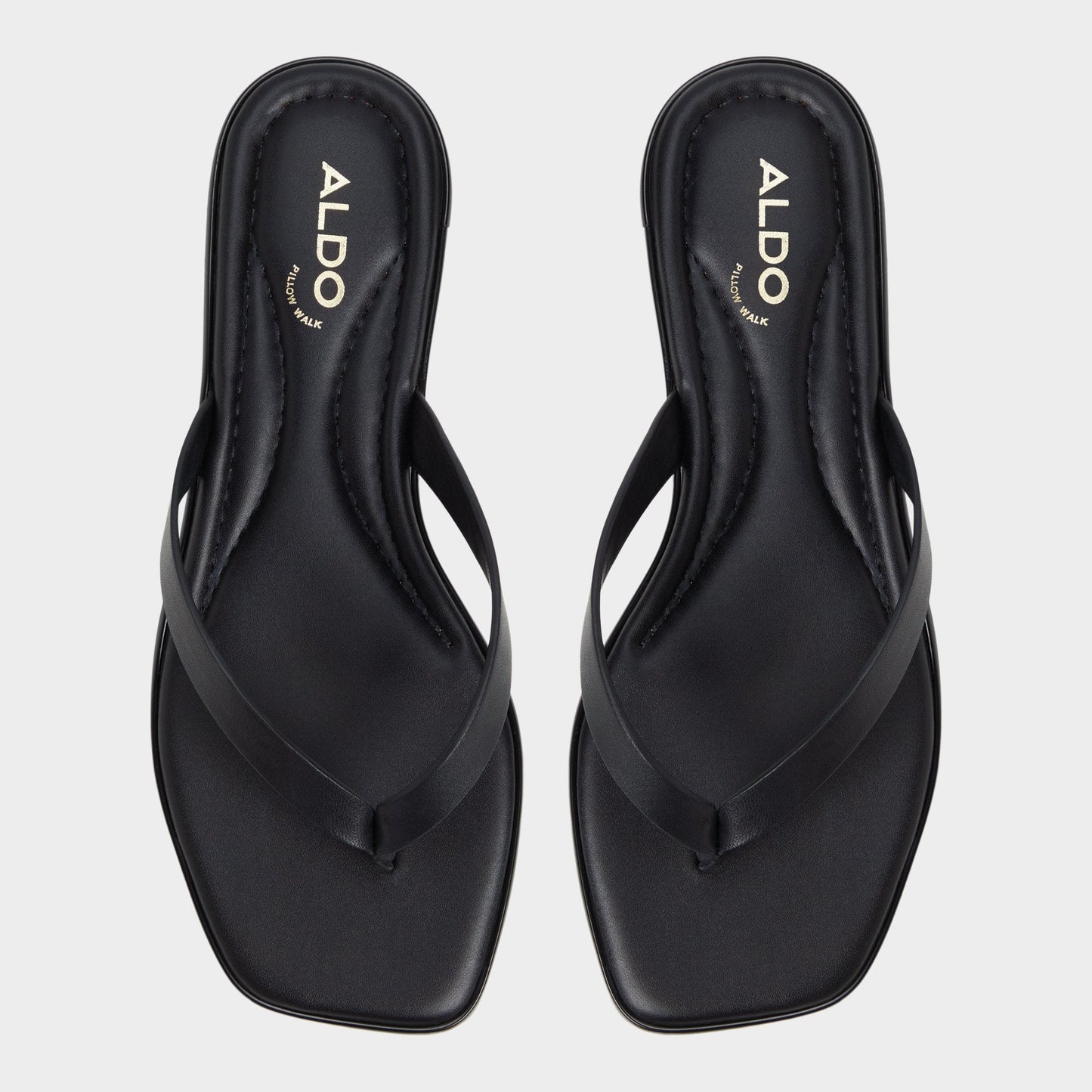 Theao Black Women's Flats - Flip flop | Aldo Best Seller