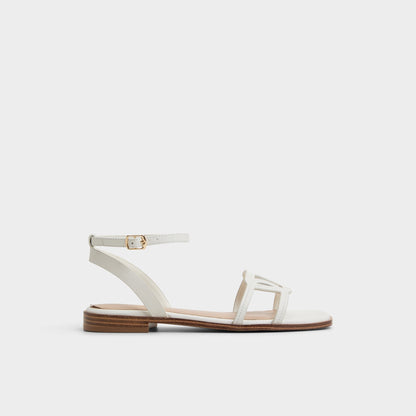 Greengrove White Women's Flats - Flat sandal | Aldo Recommended