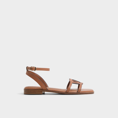 Greengrove Medium Brown Women's Flats - Flat sandal | Aldo Exclusive