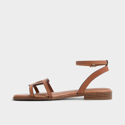 Greengrove Medium Brown Women's Flats - Flat sandal | Aldo Exclusive