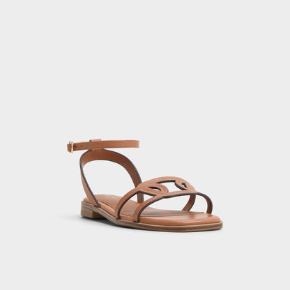 Greengrove Medium Brown Women's Flats - Flat sandal | Aldo Exclusive
