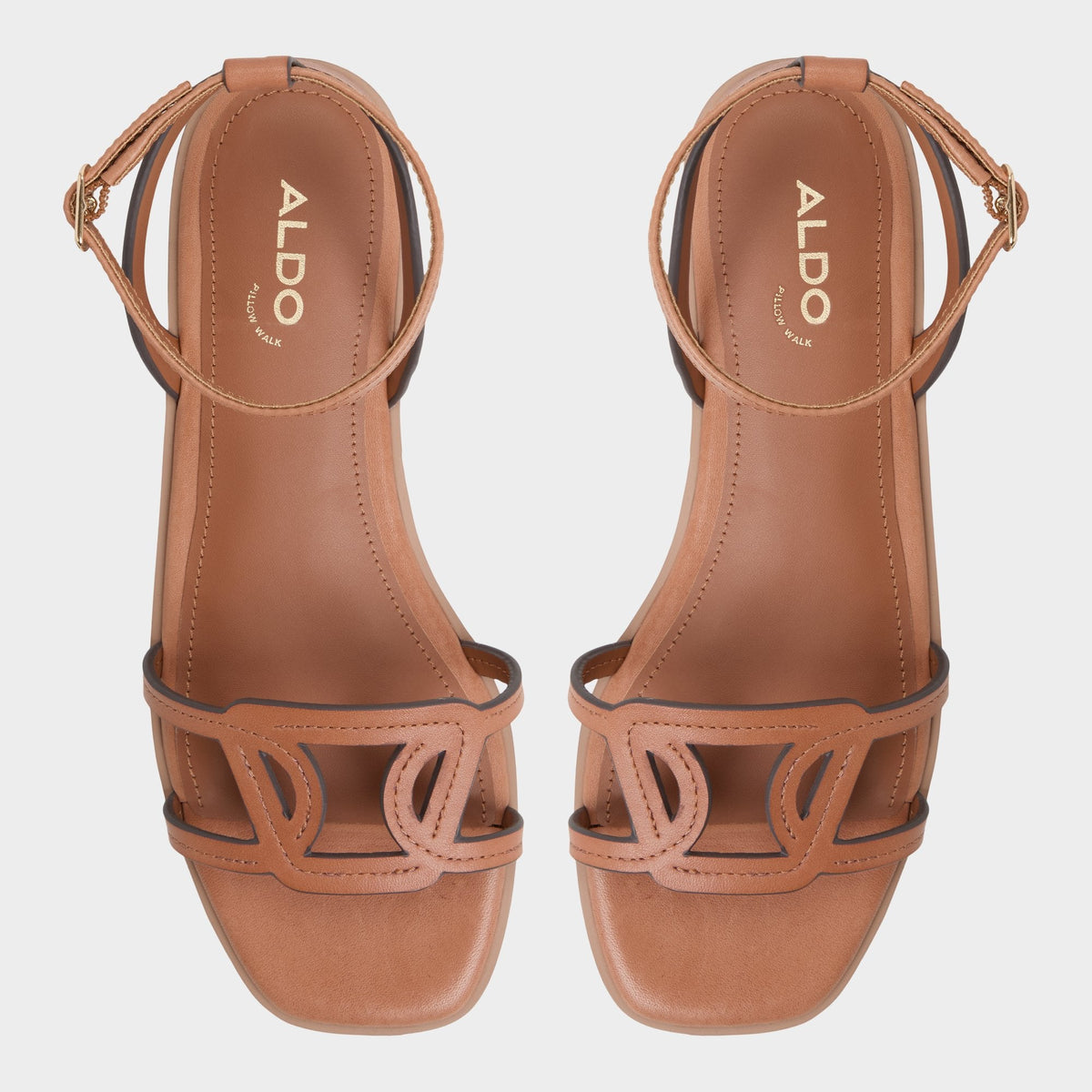Greengrove Medium Brown Women's Flats - Flat sandal | Aldo Exclusive