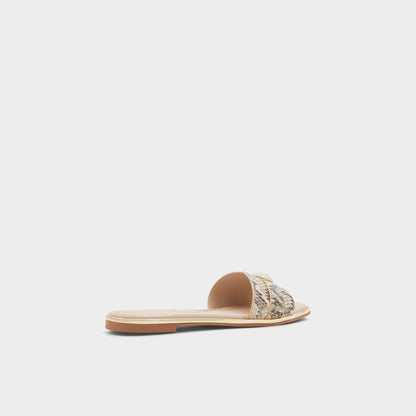Darine Natural Women's Flats - Slide sandal | Aldo Signature