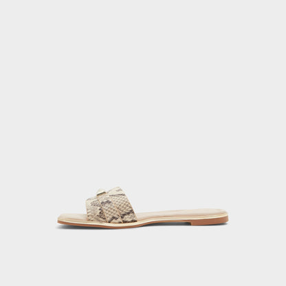 Darine Natural Women's Flats - Slide sandal | Aldo Signature