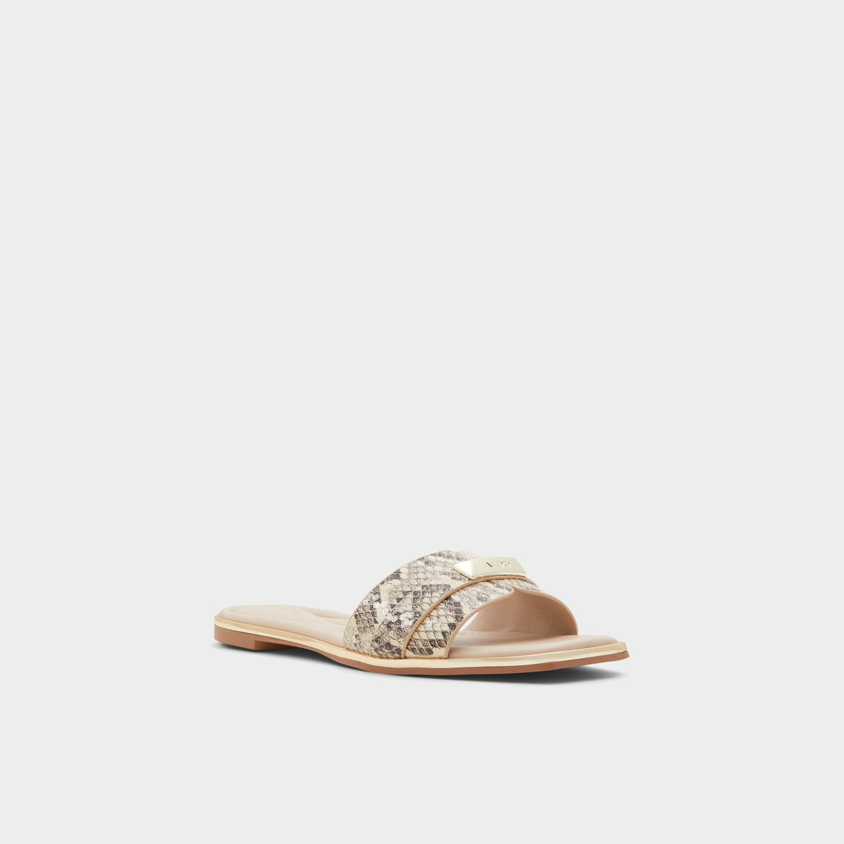 Darine Natural Women's Flats - Slide sandal | Aldo Signature