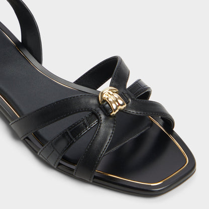 Marassita Black Women's Slingbacks - Flat sandal | Aldo Classic