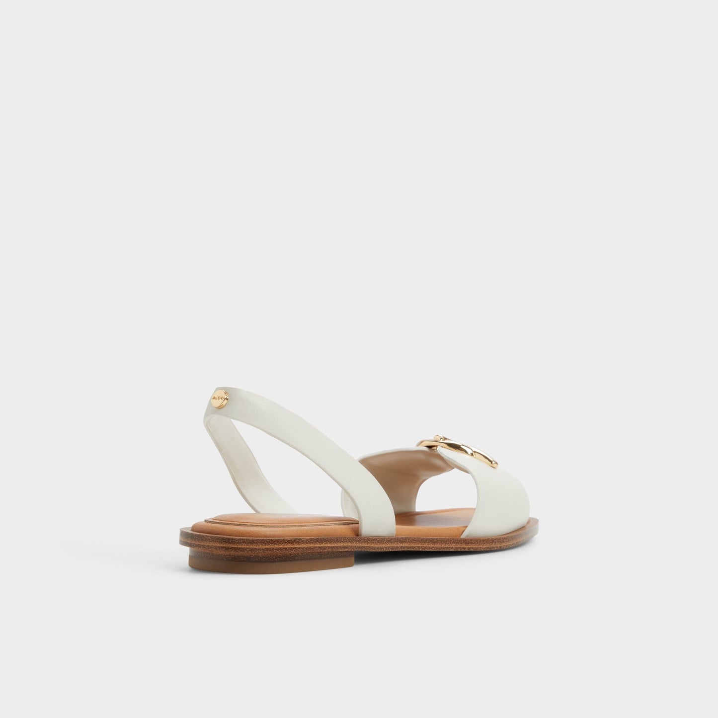 Goassi White/Bone Women's Flats - Flat sandal | Aldo Essential
