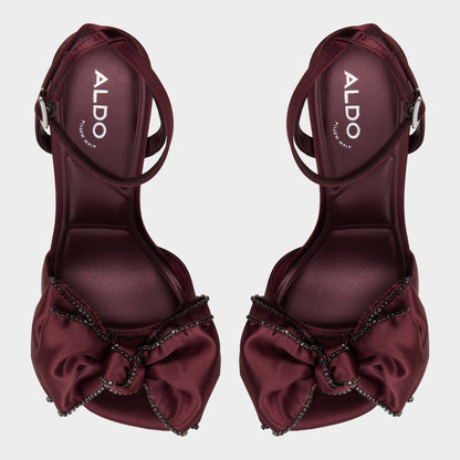 Tinsel in Bordo - Strappy heeled sandal, Stiletto heel | Aldo Popular
