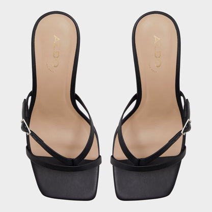 Gannever Black Women's Thong Sandals - Heeled flip flop, Stiletto heel | Aldo Essential