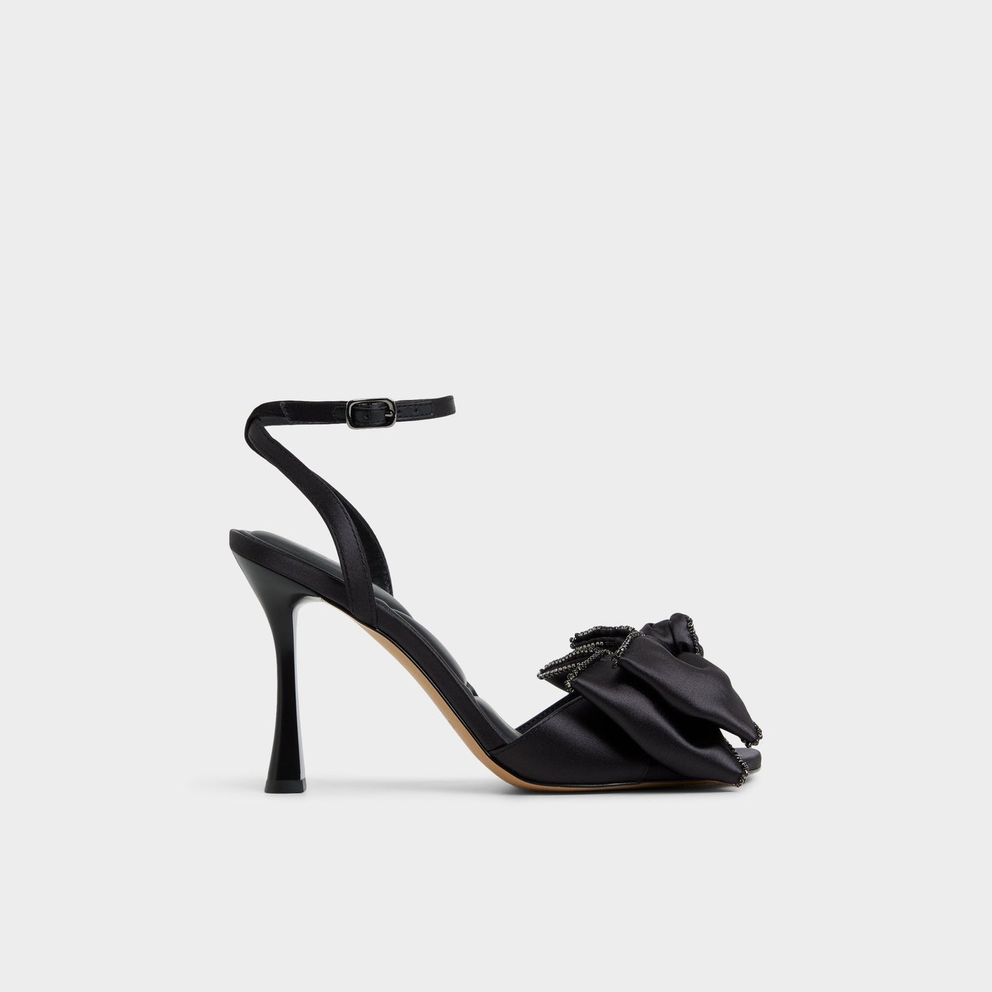 Tinsel in Black - Strappy heeled sandal, Stiletto heel | Aldo Premium