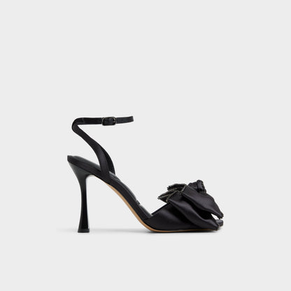 Tinsel in Black - Strappy heeled sandal, Stiletto heel | Aldo Premium