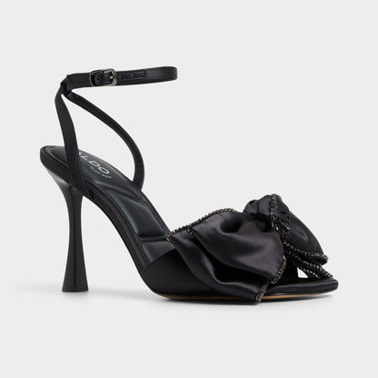 Tinsel in Black - Strappy heeled sandal, Stiletto heel | Aldo Premium