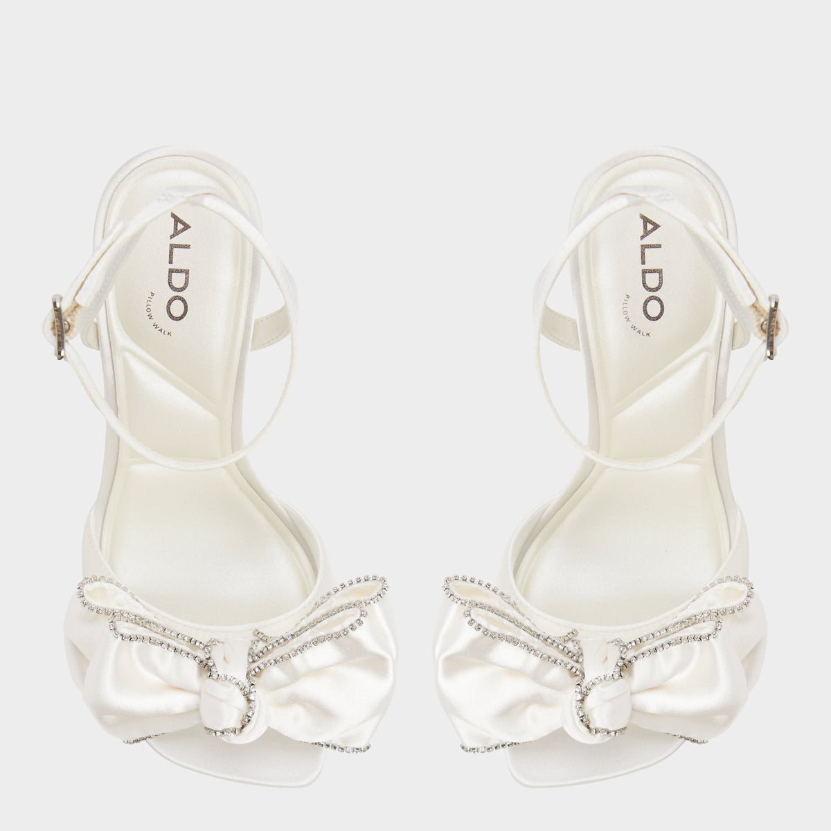 Tinsel in Other White - Strappy heeled sandal, Stiletto heel | Aldo Popular