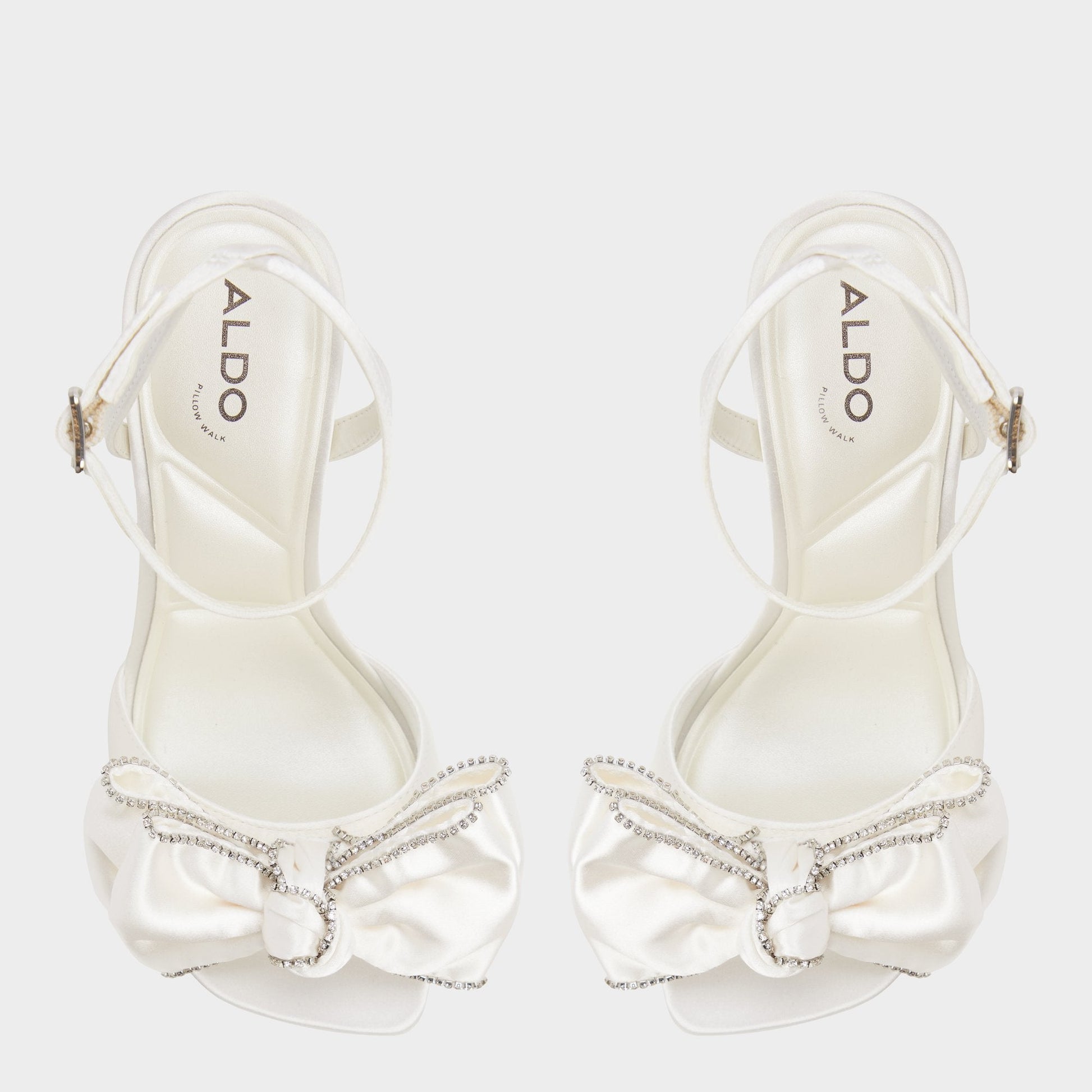 Tinsel in Other White - Strappy heeled sandal, Stiletto heel | Aldo Popular