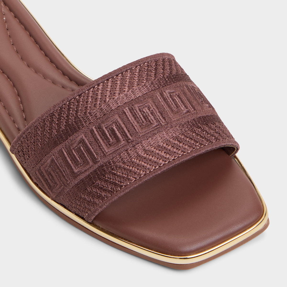 Oceania Medium Brown Women's Flats - Slide sandal | Aldo Recommended