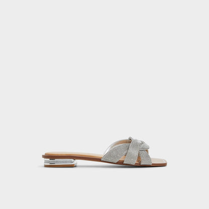 Ormeley Silver Women's Iridescent metallics - Slide sandal | Aldo Exclusive