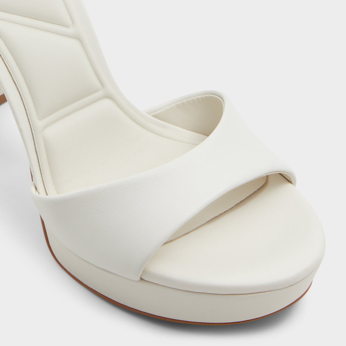 Enaegyn2.0 White/Bone Women's Platform Shoes - Strappy heeled sandal, Block heel | Aldo Essential