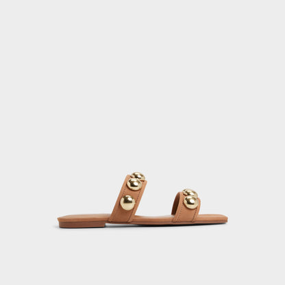 Katalena in Medium Brown - Slide sandal | Aldo Popular