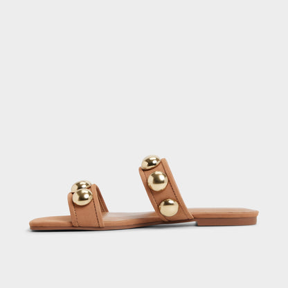 Katalena in Medium Brown - Slide sandal | Aldo Popular