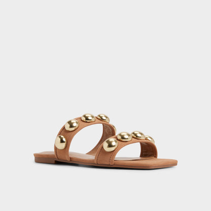 Katalena in Medium Brown - Slide sandal | Aldo Popular
