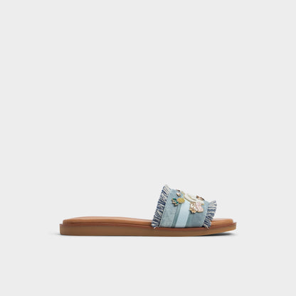 Beachside Denim Women's Flats - Slide sandal | Aldo Trending