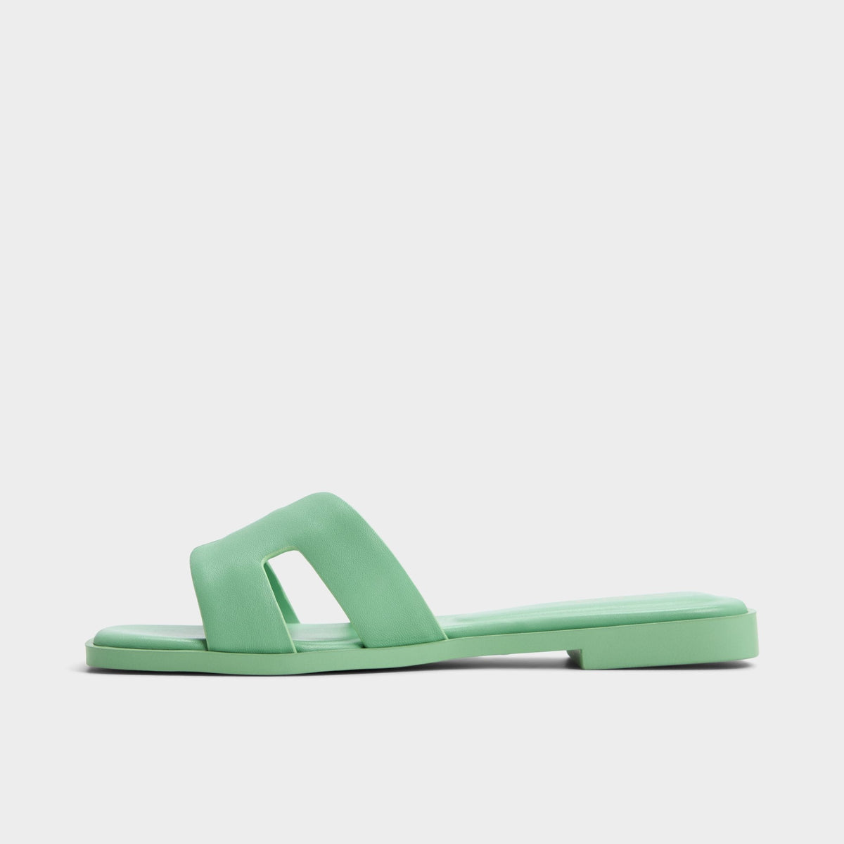 Itsandal Medium Green Women's Flats - Slide sandal | Aldo Exclusive