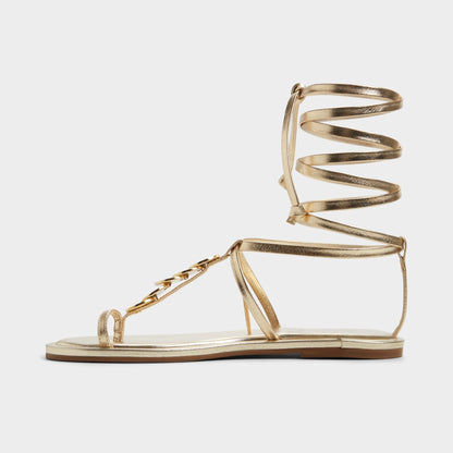 Artemisa Gold Women's Travel essentials - T-strap sandal | Aldo Classic