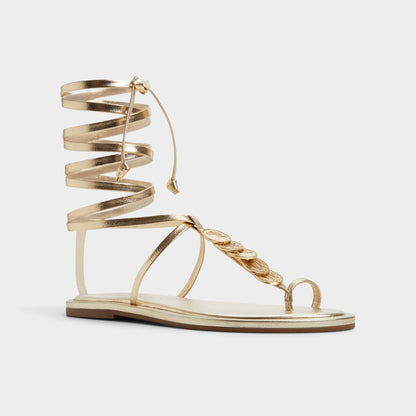 Artemisa Gold Women's Travel essentials - T-strap sandal | Aldo Classic