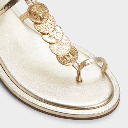 Artemisa Gold Women's Travel essentials - T-strap sandal | Aldo Classic