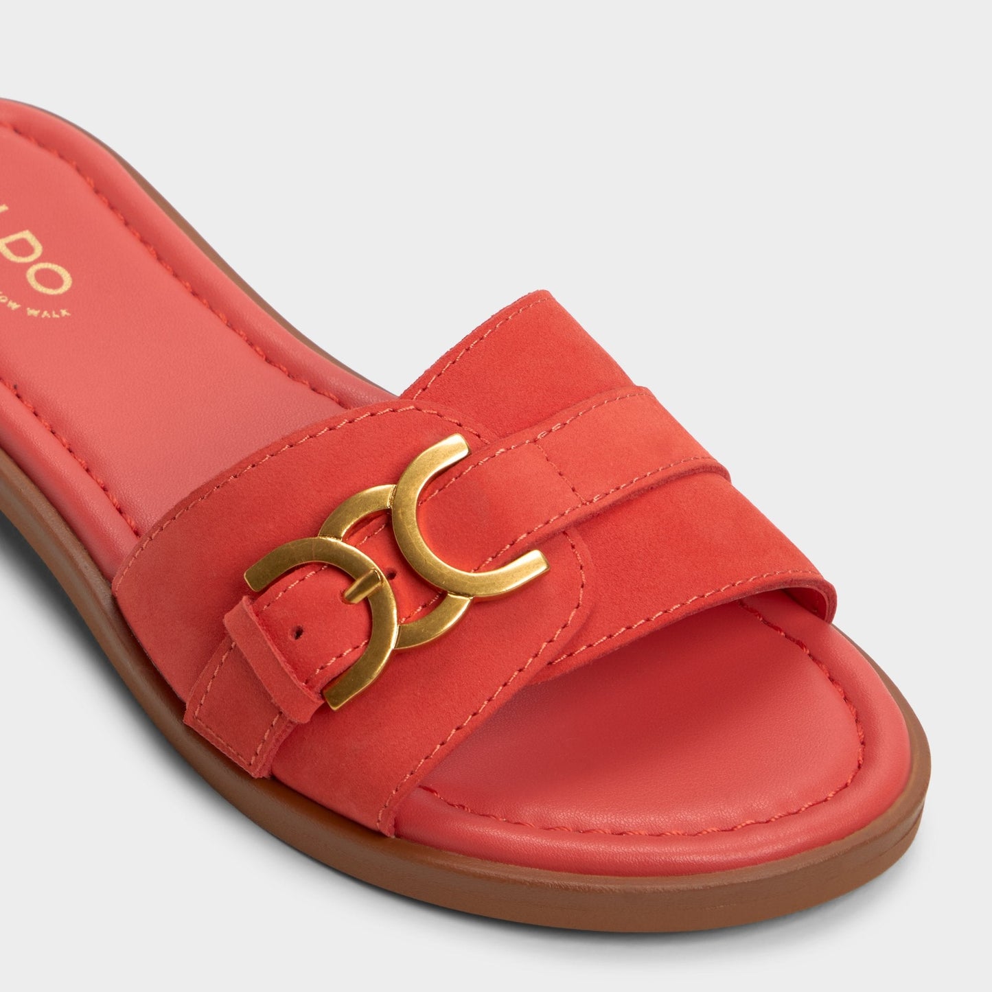 Dallaedar Medium Red Women's Flats - Slide sandal | Aldo Essential