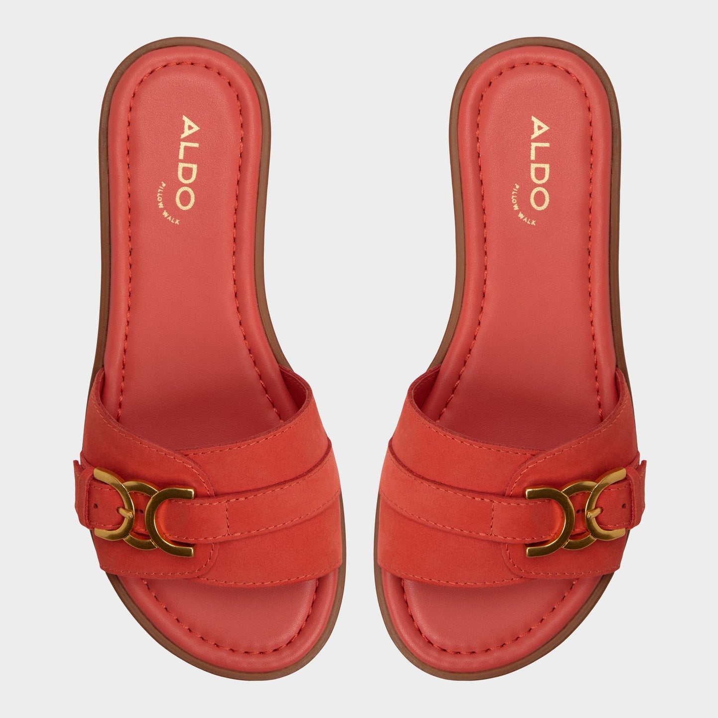 Dallaedar Medium Red Women's Flats - Slide sandal | Aldo Essential