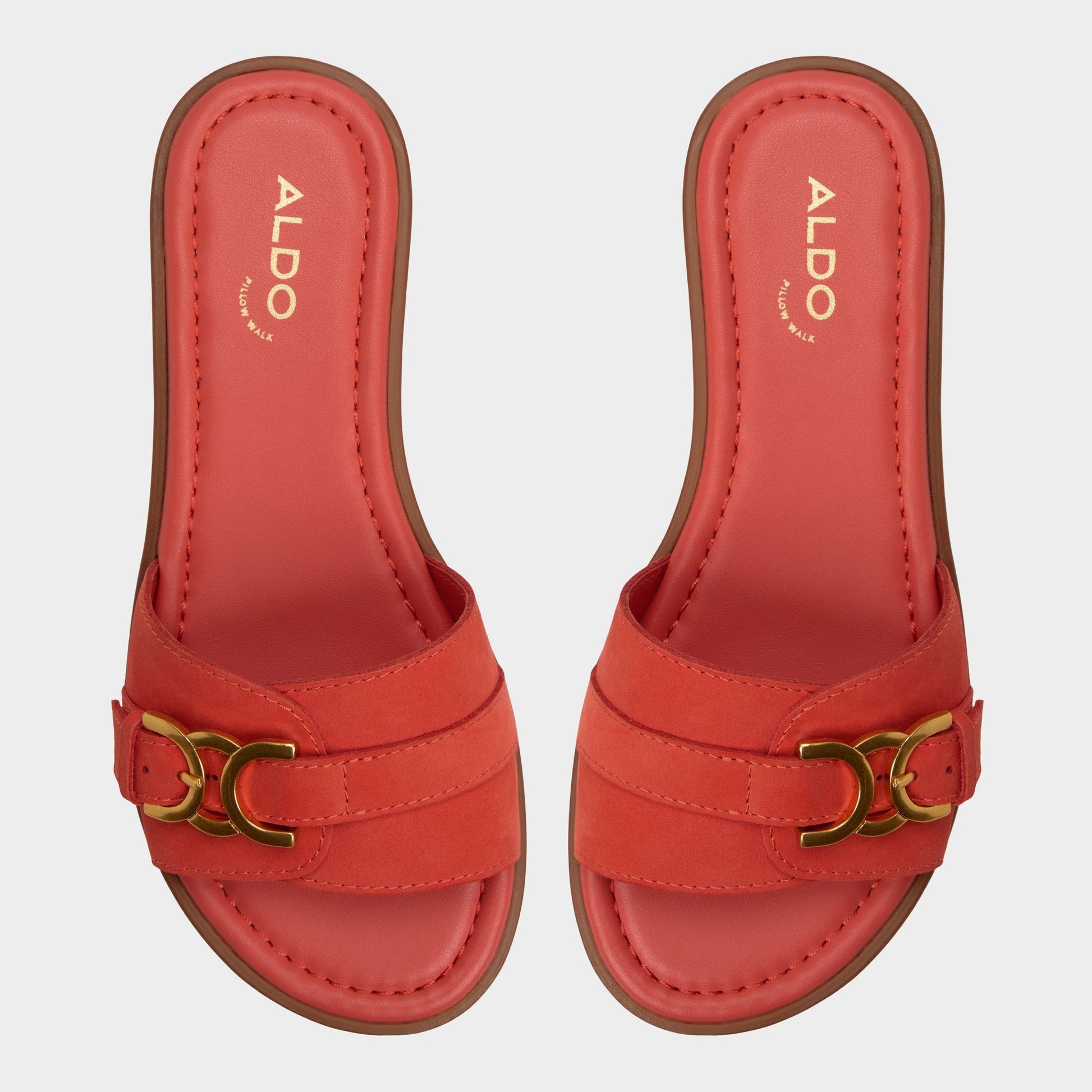 Dallaedar Medium Red Women's Flats - Slide sandal | Aldo Essential