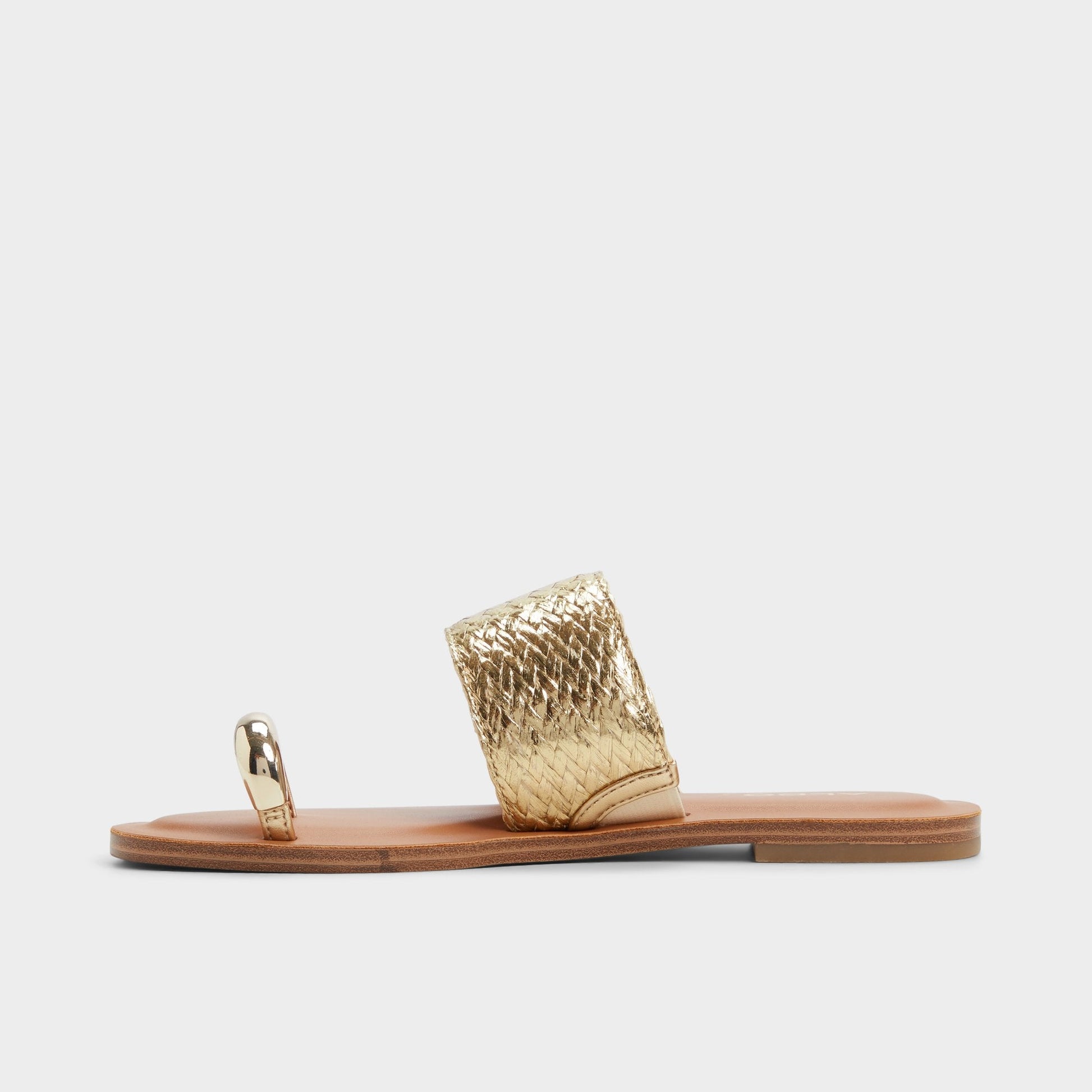 Beachwalk Gold Women's Iridescent metallics - Slide sandal | Aldo Essential