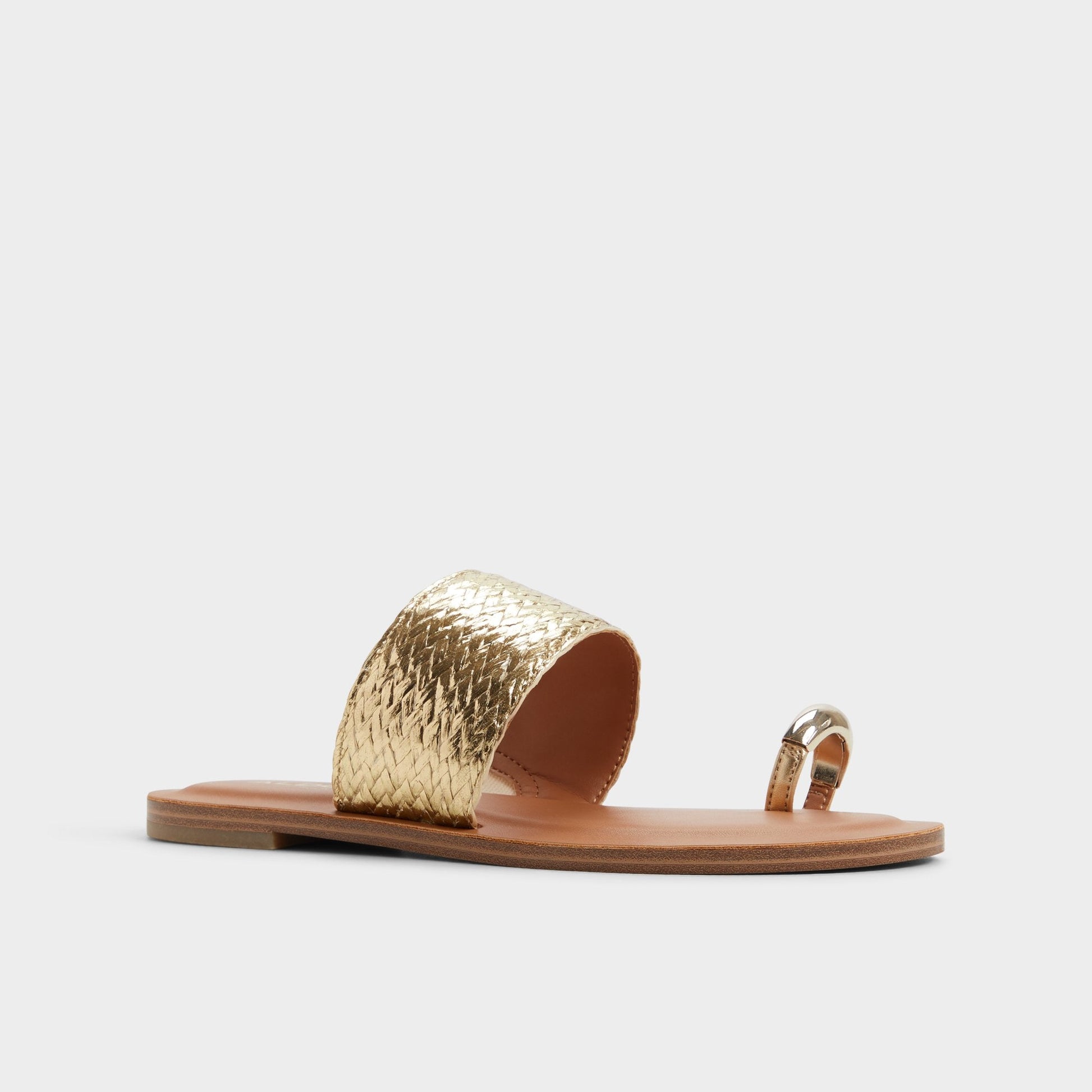 Beachwalk Gold Women's Iridescent metallics - Slide sandal | Aldo Essential