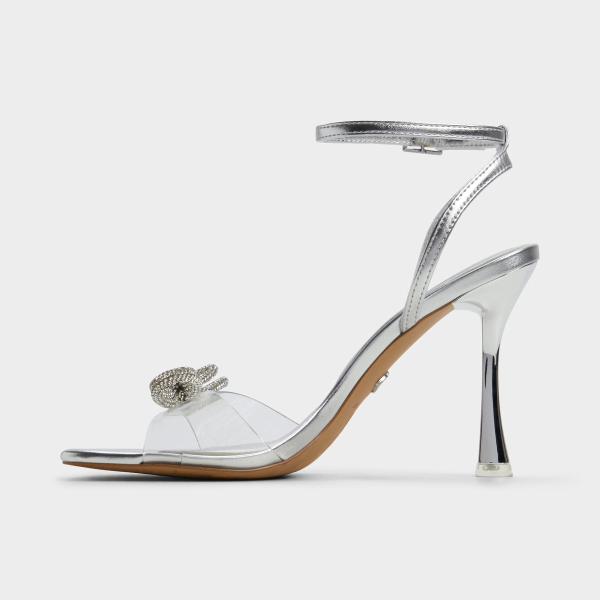 Ozley Silver Women's Strappy Heels - Strappy heeled sandal | Aldo Premium