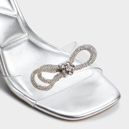 Ozley Silver Women's Strappy Heels - Strappy heeled sandal | Aldo Premium