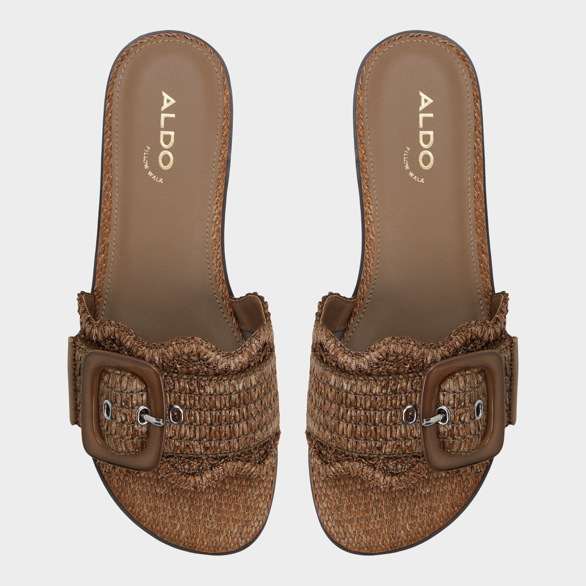 Wavysally in Light Brown - Slide sandal | Aldo New