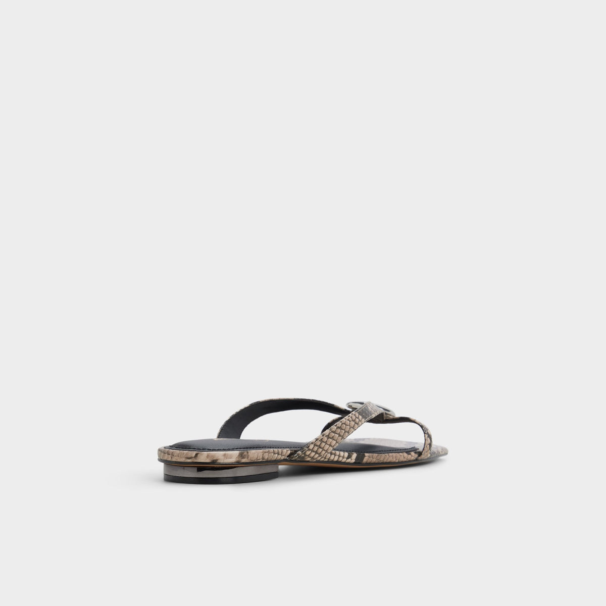 Iliria White/Black Women's Flats - Slide sandal | Aldo Recommended