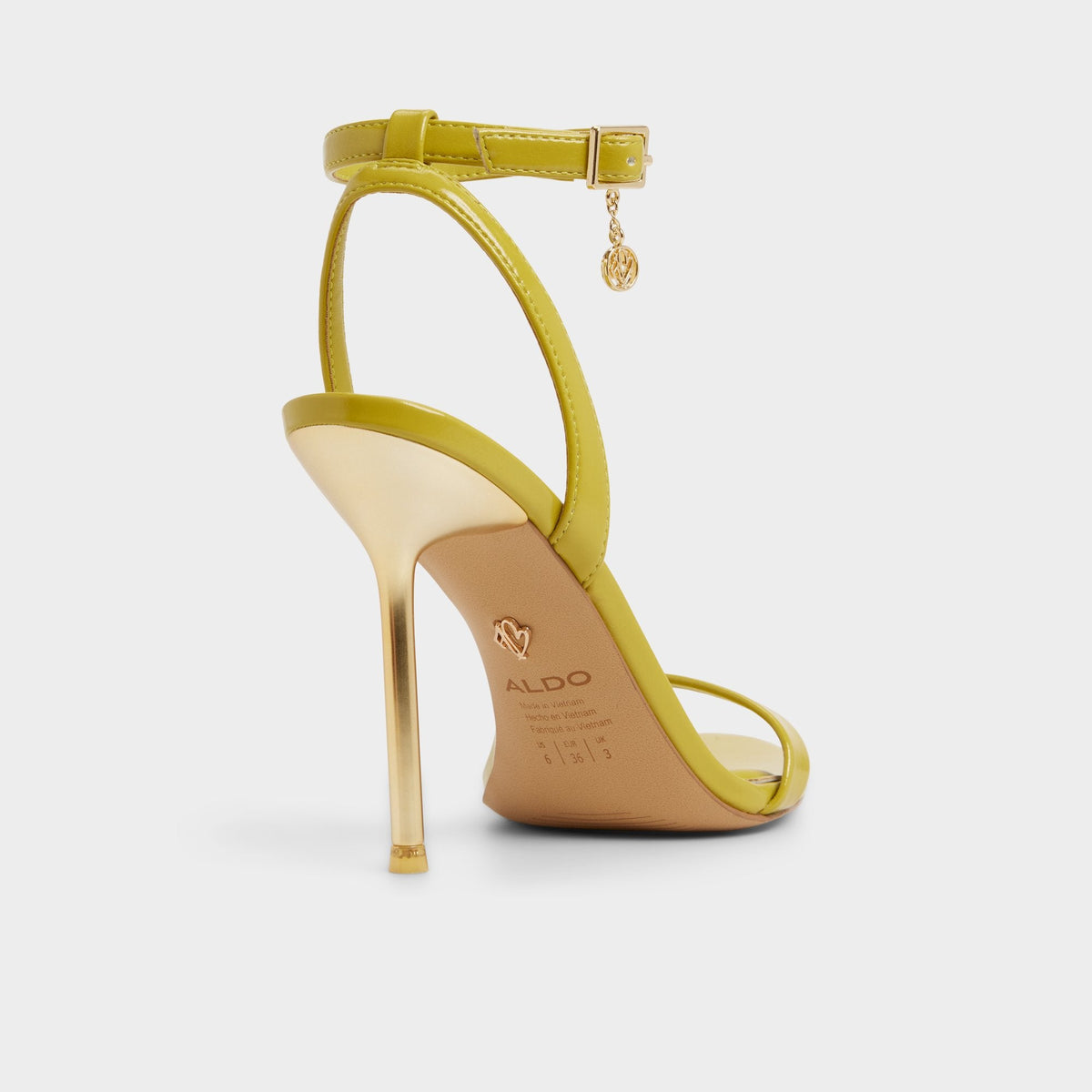 Maristou-xt Lime Green Women's Heeled sandals - Strappy heeled sandal, Stiletto heel | Aldo Classic
