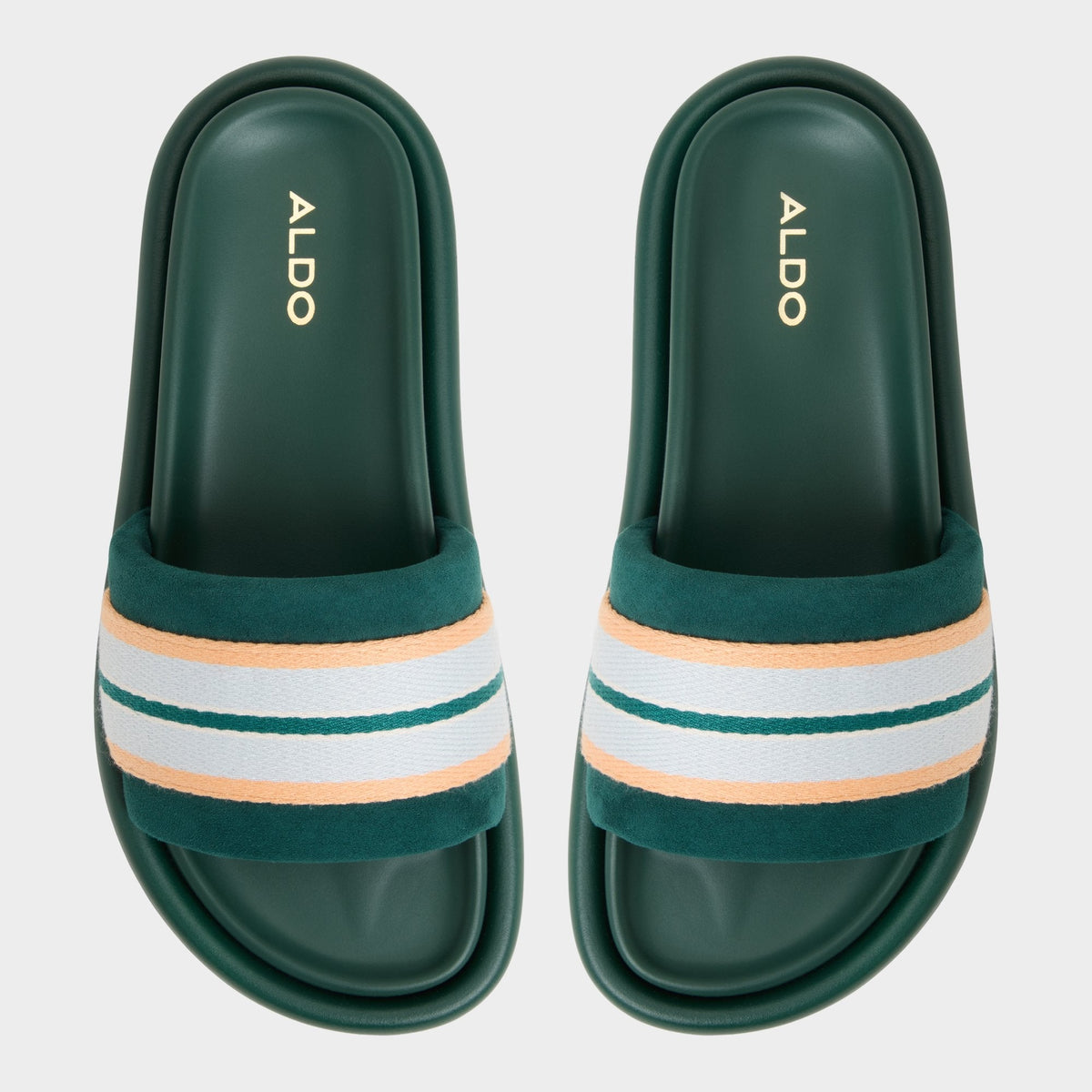 Nydelagan in Open Green - , Footbed sandal | Aldo Essential