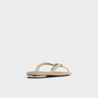 Iliria Beige Women's Flats - Slide sandal | Aldo New